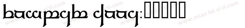 Tengwar Anna字体转换